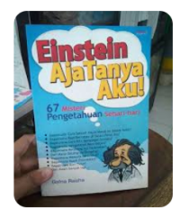 Image of Einstein Aja Tanya Aku